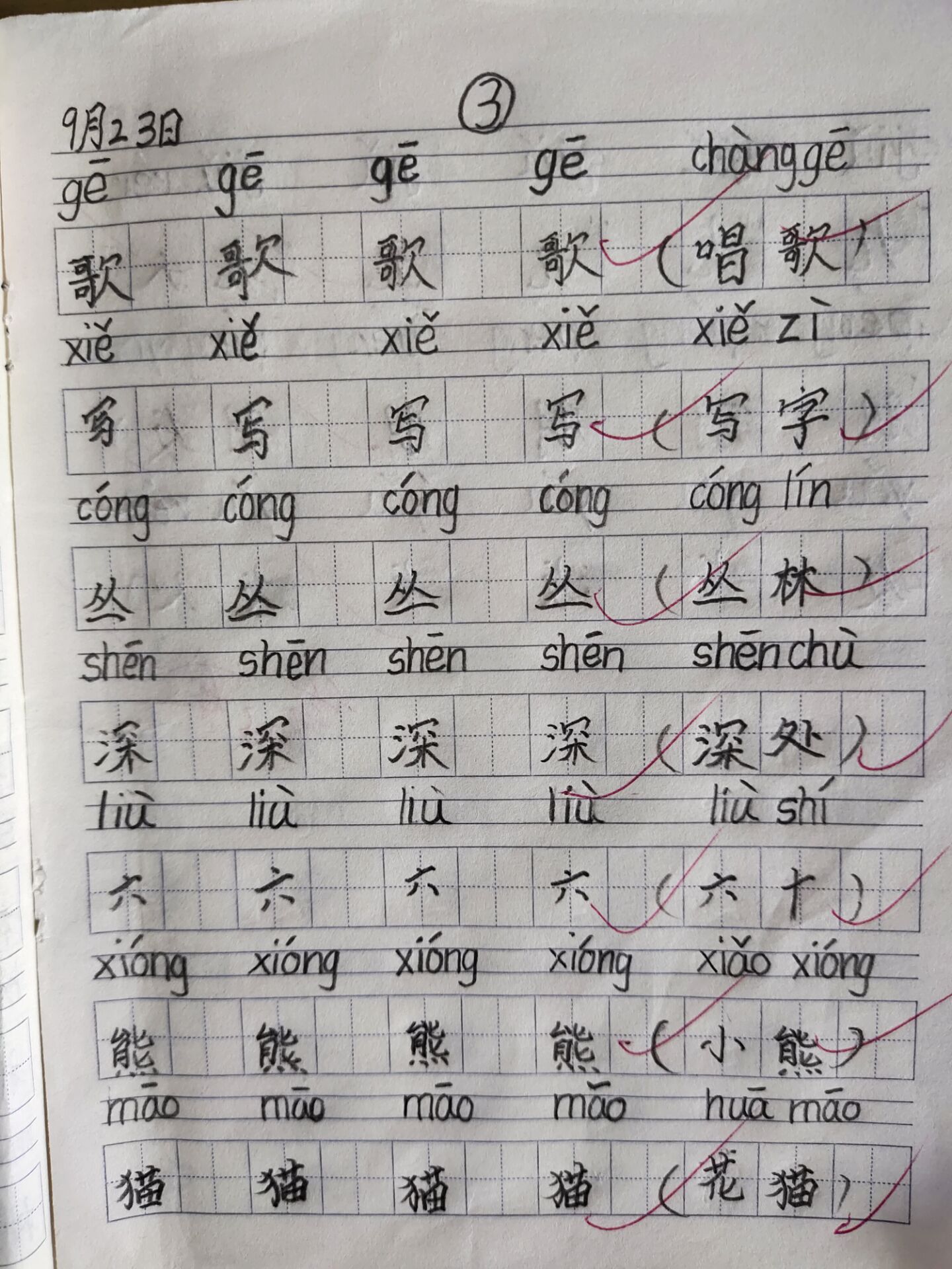 黄宇锴语文作业